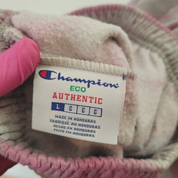 Champion Eco Tie-Dye Joggers Mens Large TALL (Tagged L) 32-36" Waist 35" Inseam - Picture 6 of 6